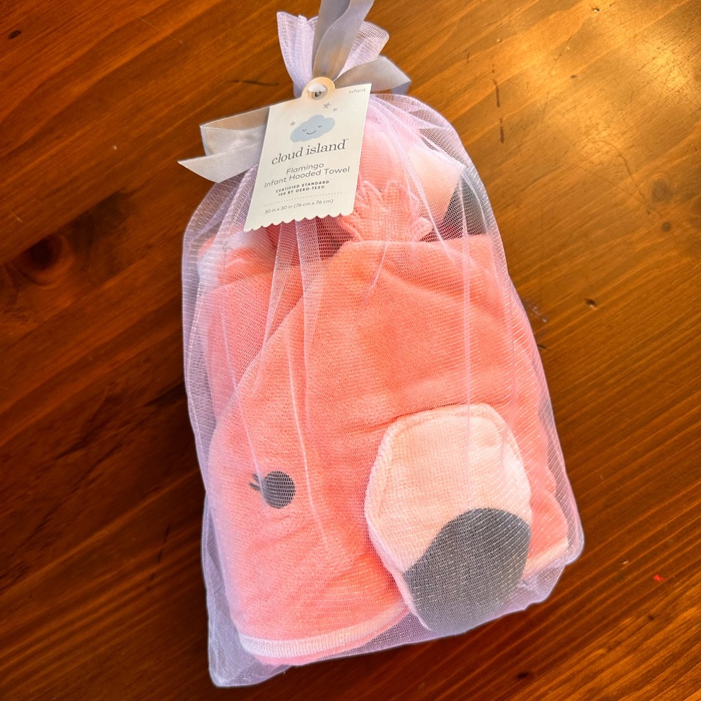 Cloud Island Flamingo Towel